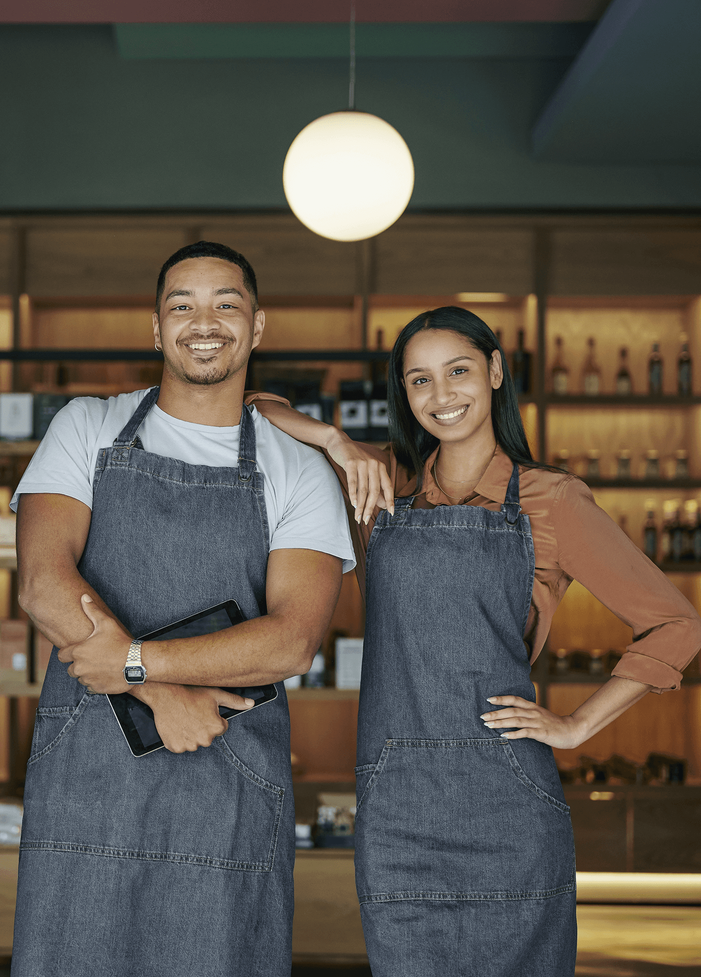 two shopkeepers